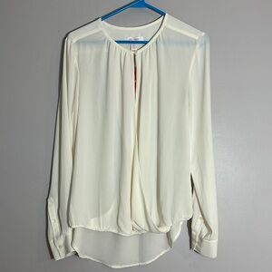 Joe Fresh Elegant Cream Blouse Size M NWT